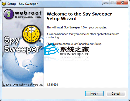 Webroots Spy Sweeper v4.5.5 零售版