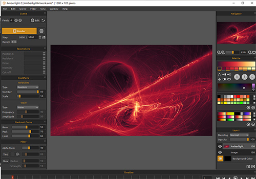 Amberlight免费版(粒子特效制作软件)