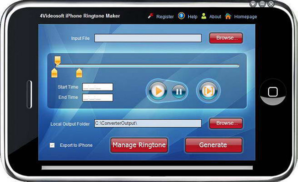 4Videosoft iPhone Ringtone Maker最新版(铃声制作软件)