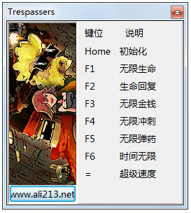 侵入者七项修改器绿色版