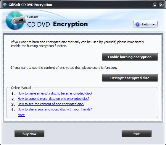 GiliSoft CD DVD Encryption英文安装版