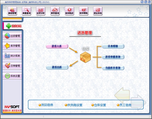 美萍库存<a href=https://www.officeba.com.cn/tag/guanlixitong/ target=_blank class=infotextkey>管理系统</a>（美萍仓库管理软件）官方正式版