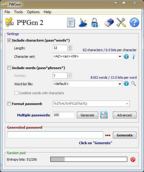 PWGen<a href=https://www.officeba.com.cn/tag/lvseban/ target=_blank class=infotextkey>绿色版</a>(密码生成工具)