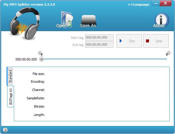 My MP3 Splitter多国语言安装版(MP3分割工具)