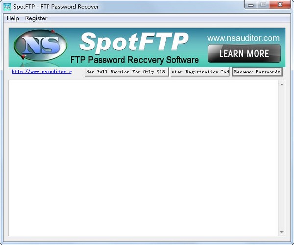 SpotFTP英文版  (FTP密码破解工具)