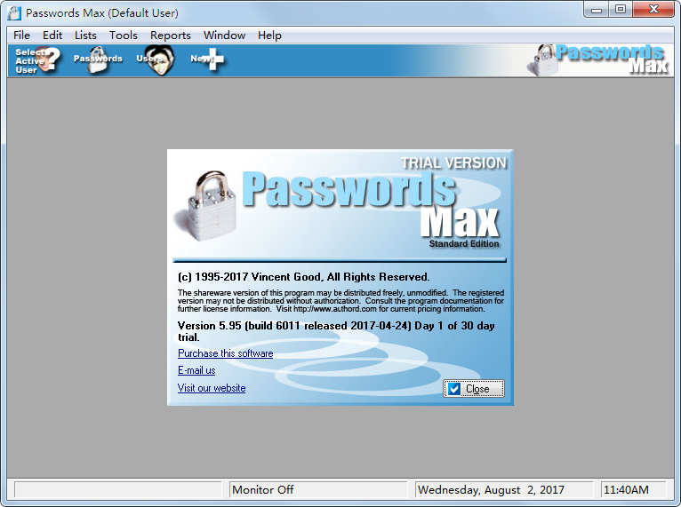 Passwords Max
