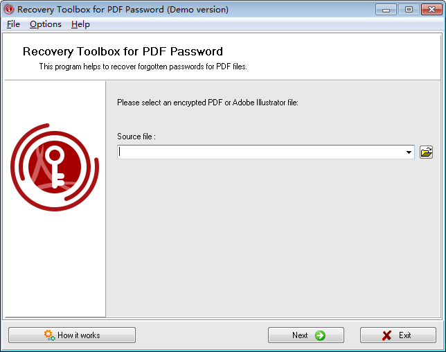 Recovery Toolbox for PDF Password英文安装版(PDF密码恢复工具箱)