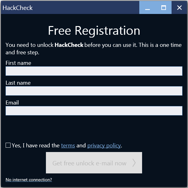 HackCheck英文版(黑客入侵检测软件)