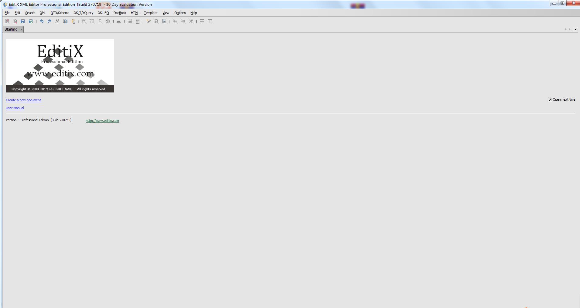 EditiX XML Editor  2019 英文安装版(xml编辑器)