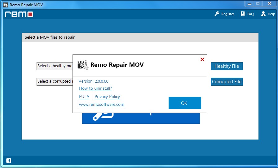 Remo Repair MOV英文安装版(MOV视频修复软件)