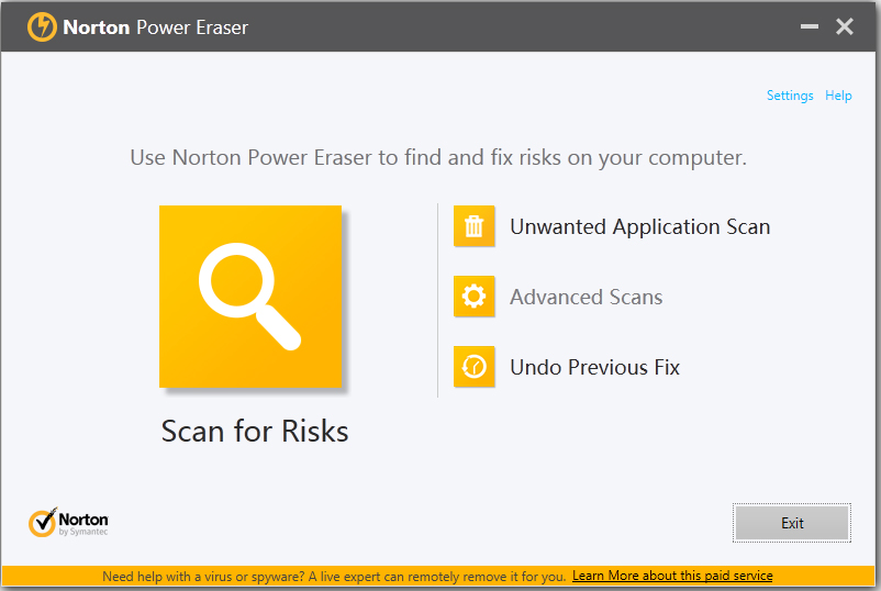 Norton Power Eraser<a href=https://www.officeba.com.cn/tag/lvseban/ target=_blank class=infotextkey>绿色版</a>(诺顿强力清除器)