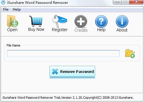 iSunshare Word Password Remover英文安装版