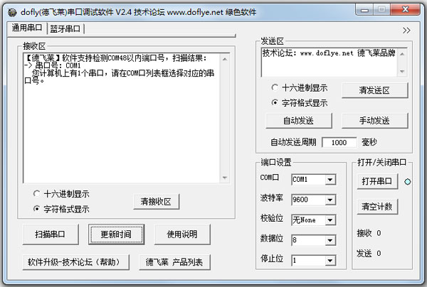 DOFLY德飞莱串口调试软件绿色版