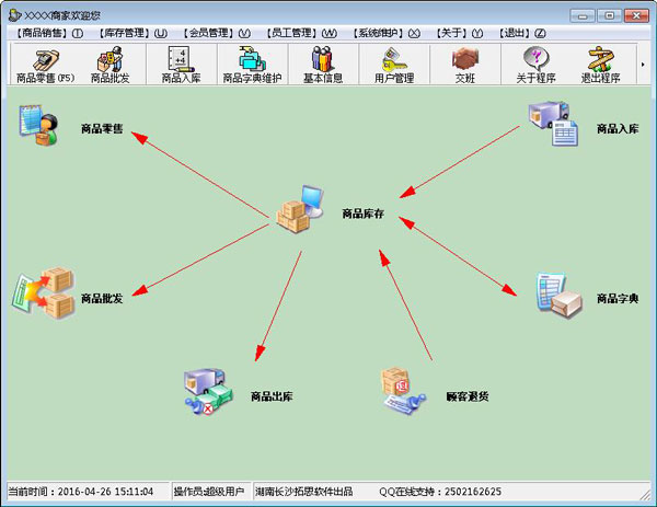 拓思商品进销存系统