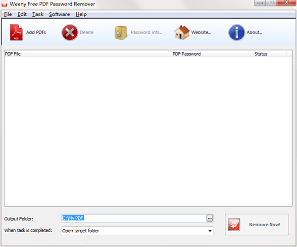 Weeny Free PDF Password Remover官方版