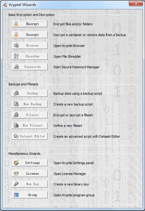 Kryptel Wizards英文安装版(文件加密软件)