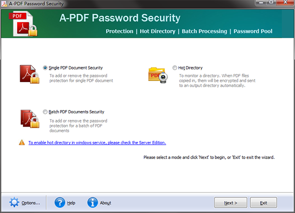 A-PDF Password Security官方版