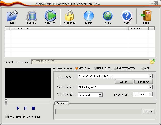 Allok AVI MPEG Converter（音频<a href=https://www.officeba.com.cn/tag/zhuanhuangongju/ target=_blank class=infotextkey>转换工具</a>）英文安装版