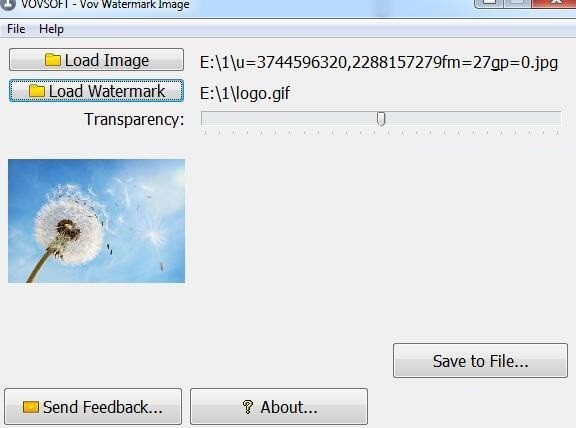 Vov Watermark Image英文安装版(图片加水印工具)