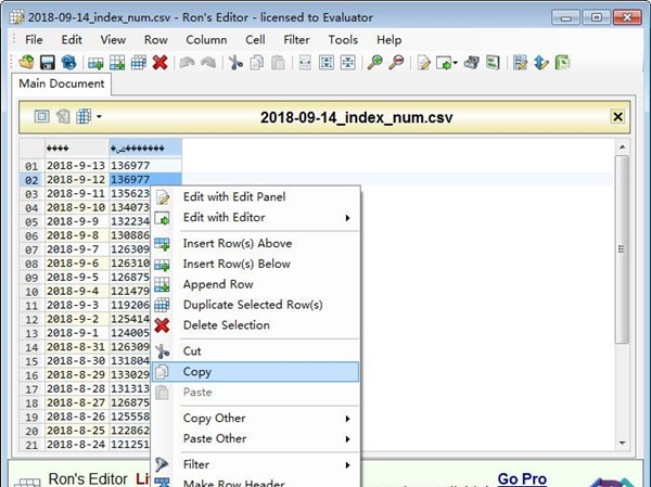 Rons CSV Editor最新版(CSV文件编辑器)