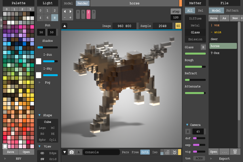 MagicaVoxel免费版(3D像素建模软件)