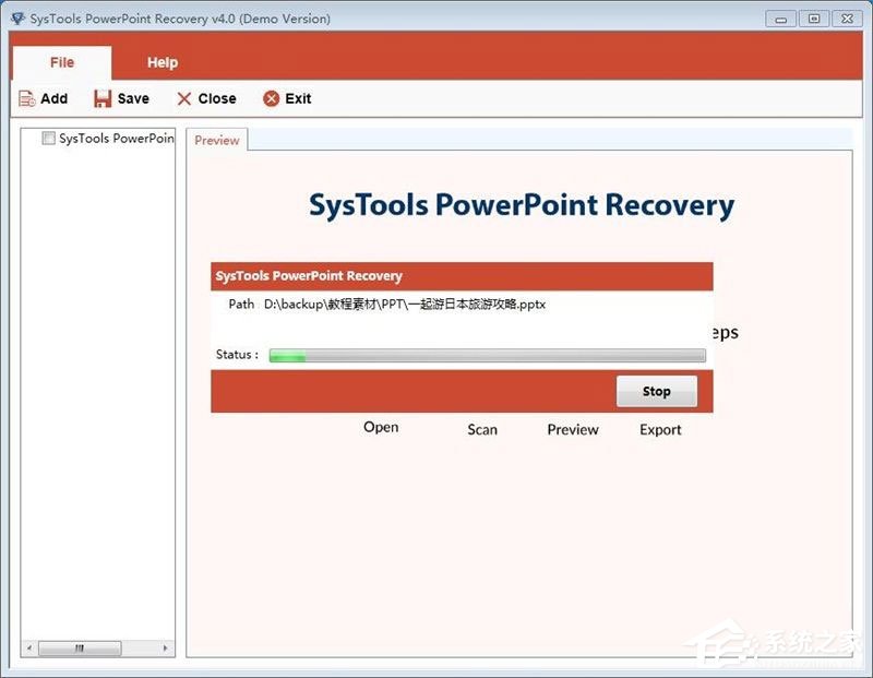 SysTools PowerPoint Recovery