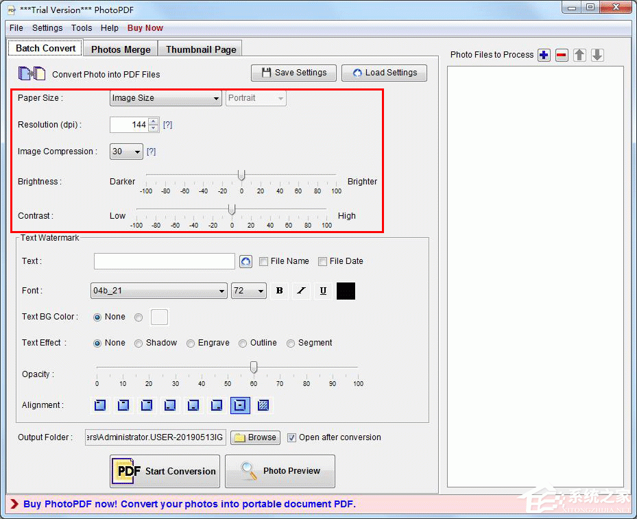 PhotoPDF英文安装版(图片转PDF工具)