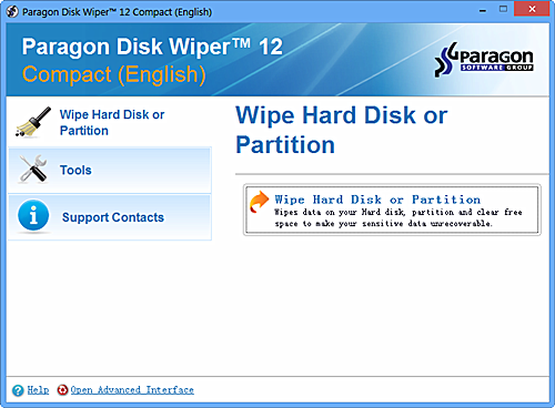文件彻底删除工具正式版(Paragon Disk Wiper)