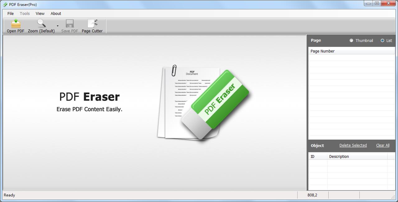 PDF Eraser Portable绿色破解版(PDF擦除工具)
