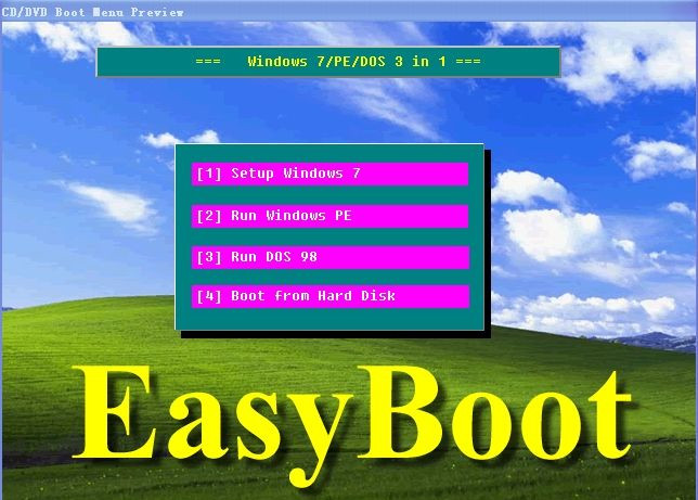 EasyBoot Portable绿色免费版(启动光盘制作工具)