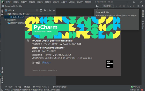 PyCharm2021中文插件