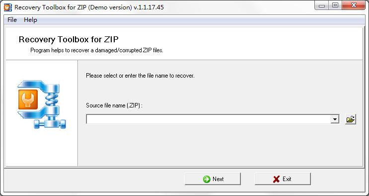 Recovery Toolbox for ZIP英文安装版(zip恢复工具箱)