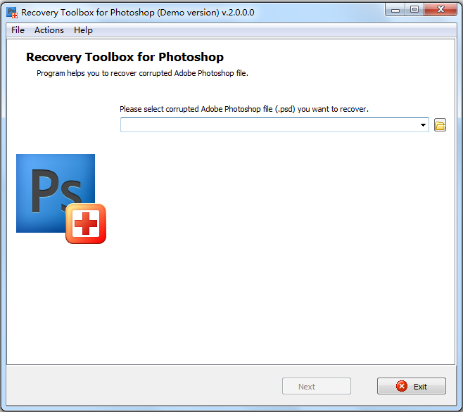 Recovery Toolbox for Photoshop多国语言版(PSD文件修复工具)
