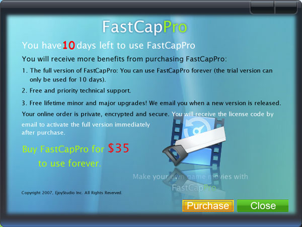 FastCapPro汉化版(3D游戏录像)