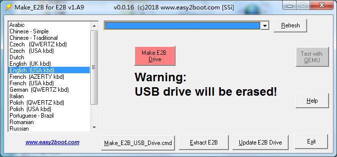 Easy2Boot英文安装版(启动盘制作工具)