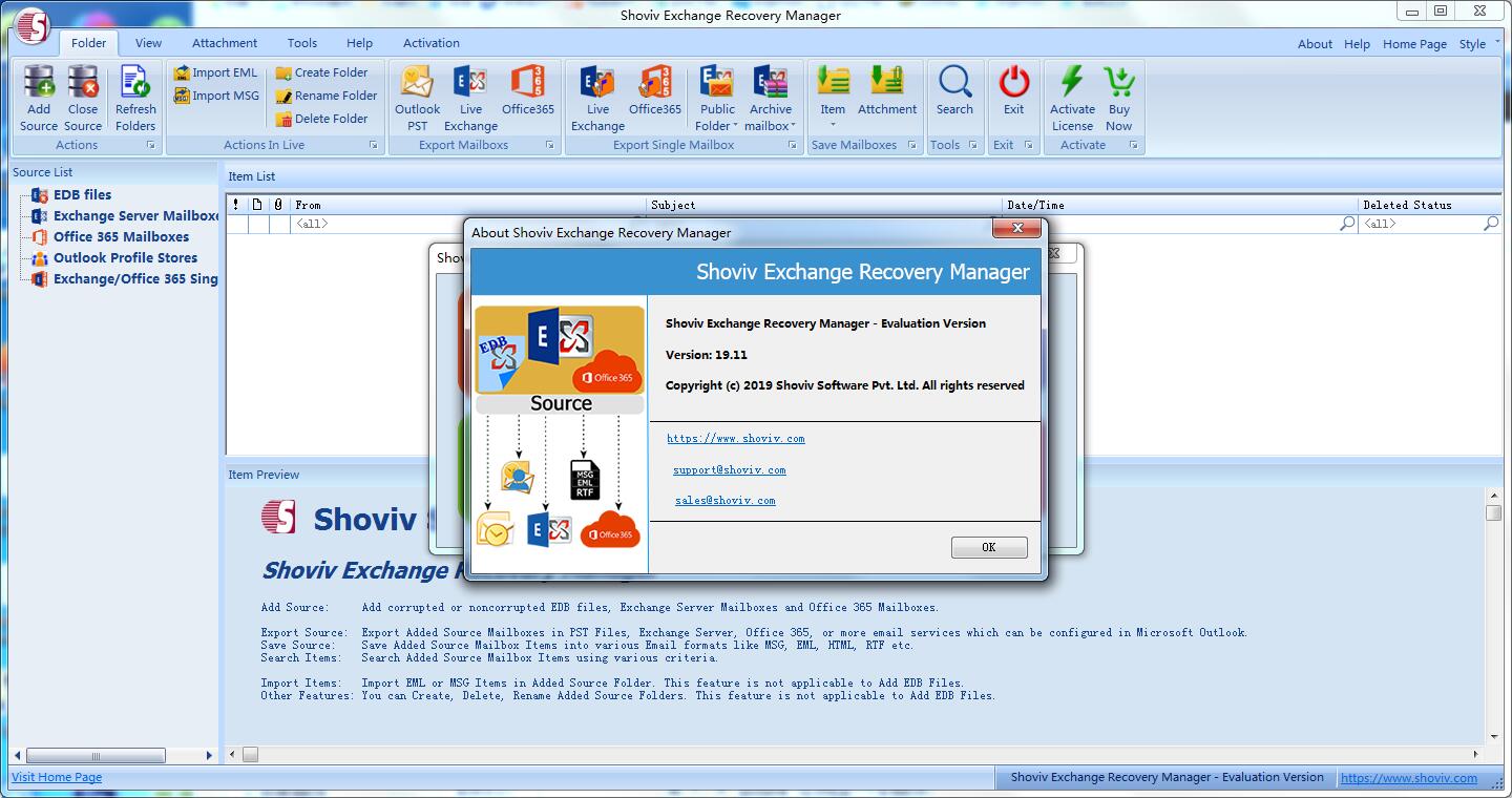 Shoviv Exchange Recovery Manager英文安装版