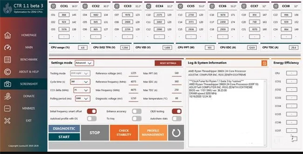 ClockTuner for Ryzen中文免费版(CTR超频工具)