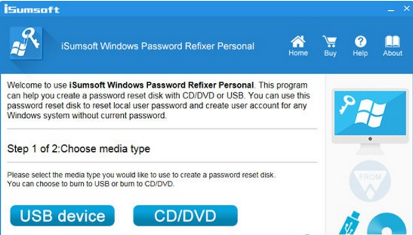 ISumsoft Windows Password Refixer免费版(系统密码恢复重设工具)