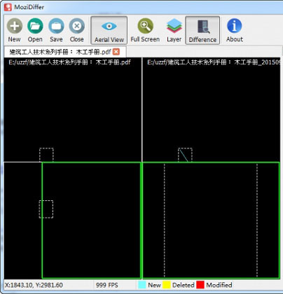 MoziDiffer英文安装版(矢量图对比工具)