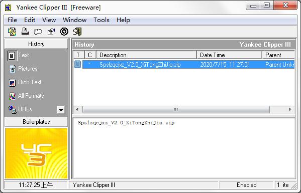 Yankee Clipper III英文安装版(系统剪切板管理工具)