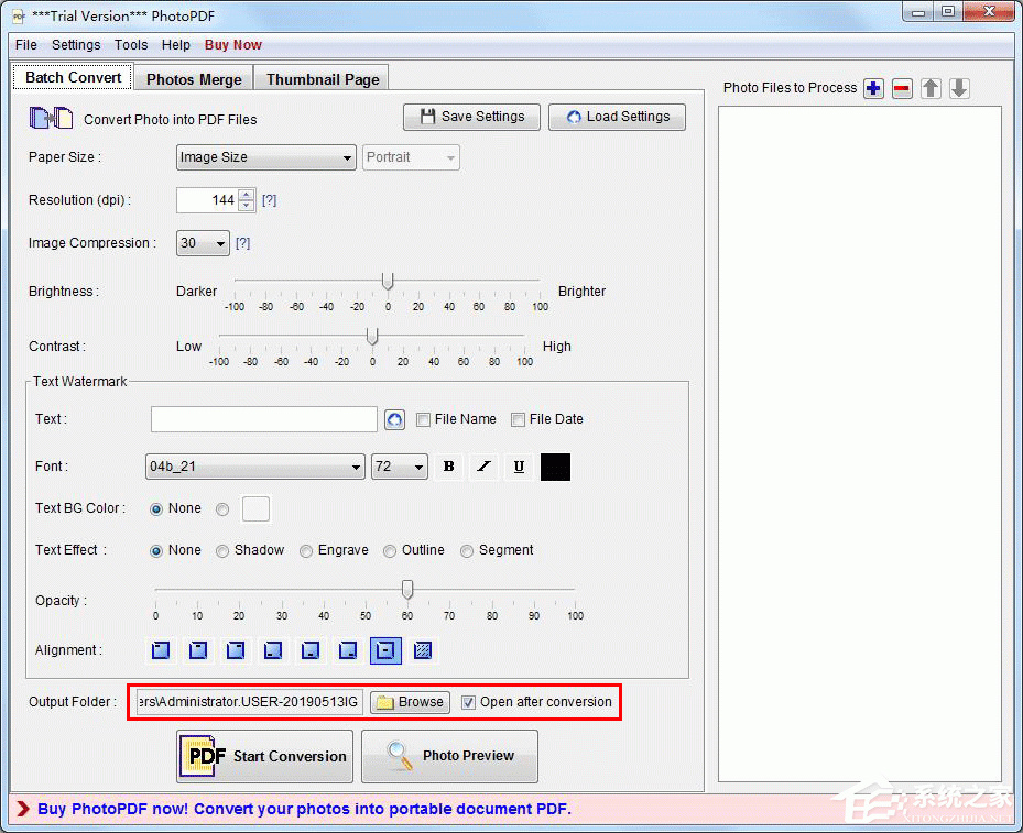 PhotoPDF英文安装版(图片转PDF工具)