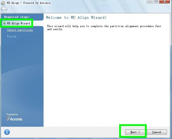 WD Align Utility英文版(硬盘分区对齐工具)