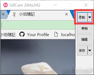 Gif动画录制编辑工具中文版(GifCam)