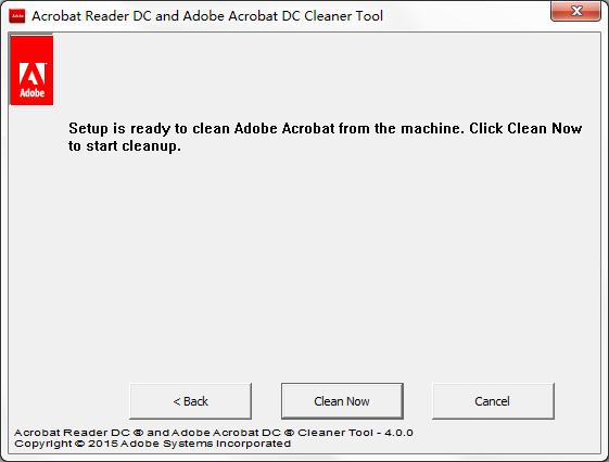 Adobe Acro Cleaner英文安装版(Adobe产品卸载工具)