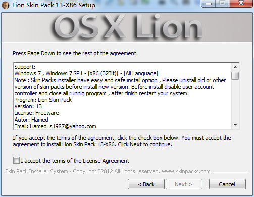 Lion skin pack 13 X86免费版