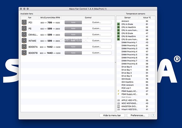 Macs Fan Control官方版(电脑风扇控制系统)