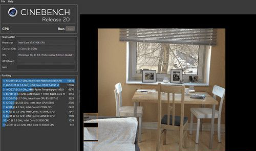 CineBench R20.0 中文版(CPU和显卡测试工具)