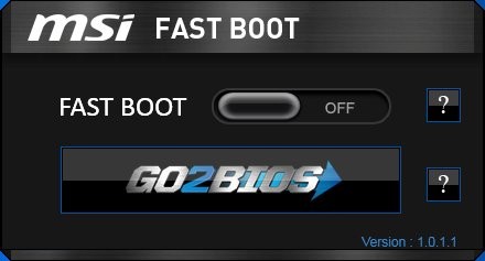 MSI Fast Boot多国语言安装版