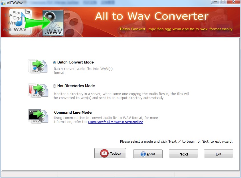 Boxoft All to Wav Converter英文安装版