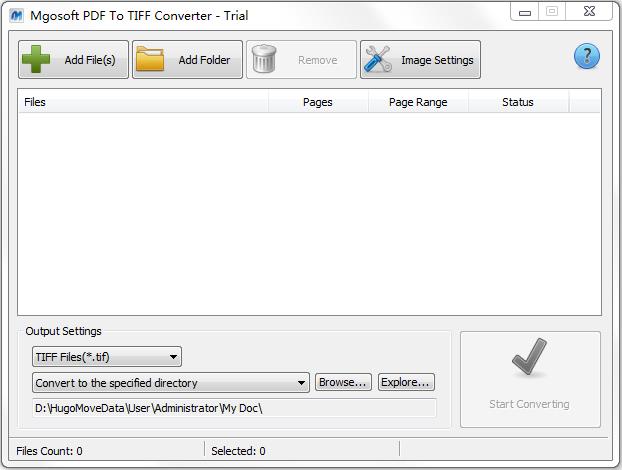 Mgosoft PDF To TIFF Converter英文安装版(PDF转TIFF工具)